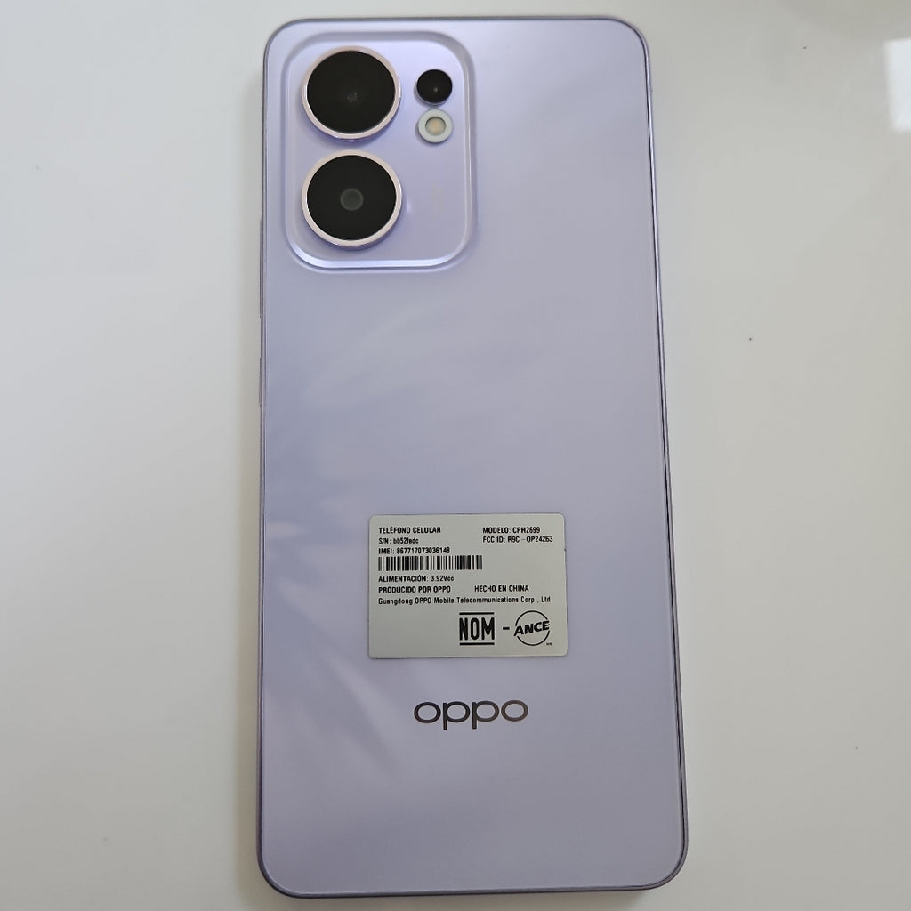 CELULAR OPPO RENO 13F 5G CPH2699 (2025) 256 GB 12 GB RAM (SEMINUEVO)