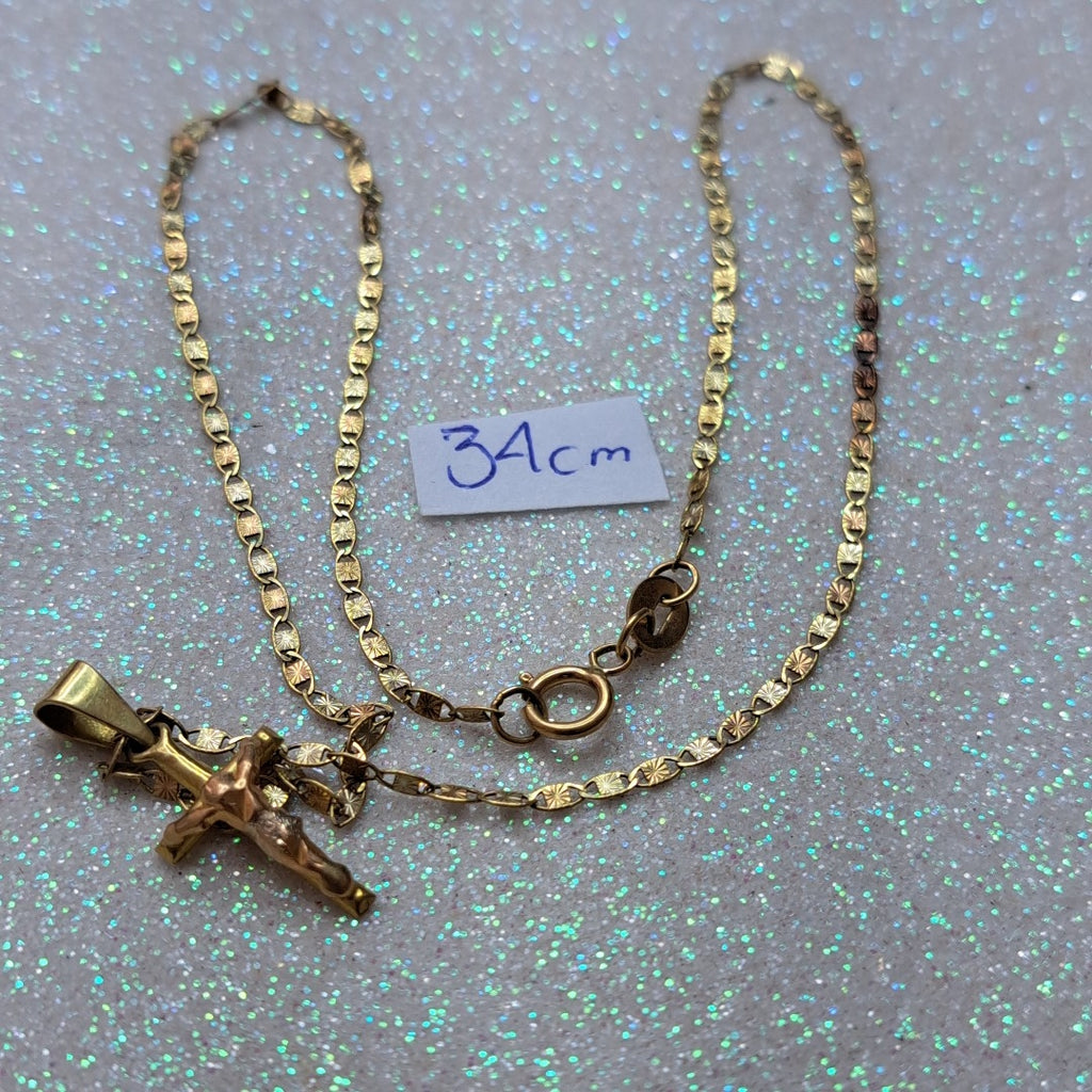 CADENA, DIJE ORO 10 K 1.8 GRMS (SEMINUEVO)