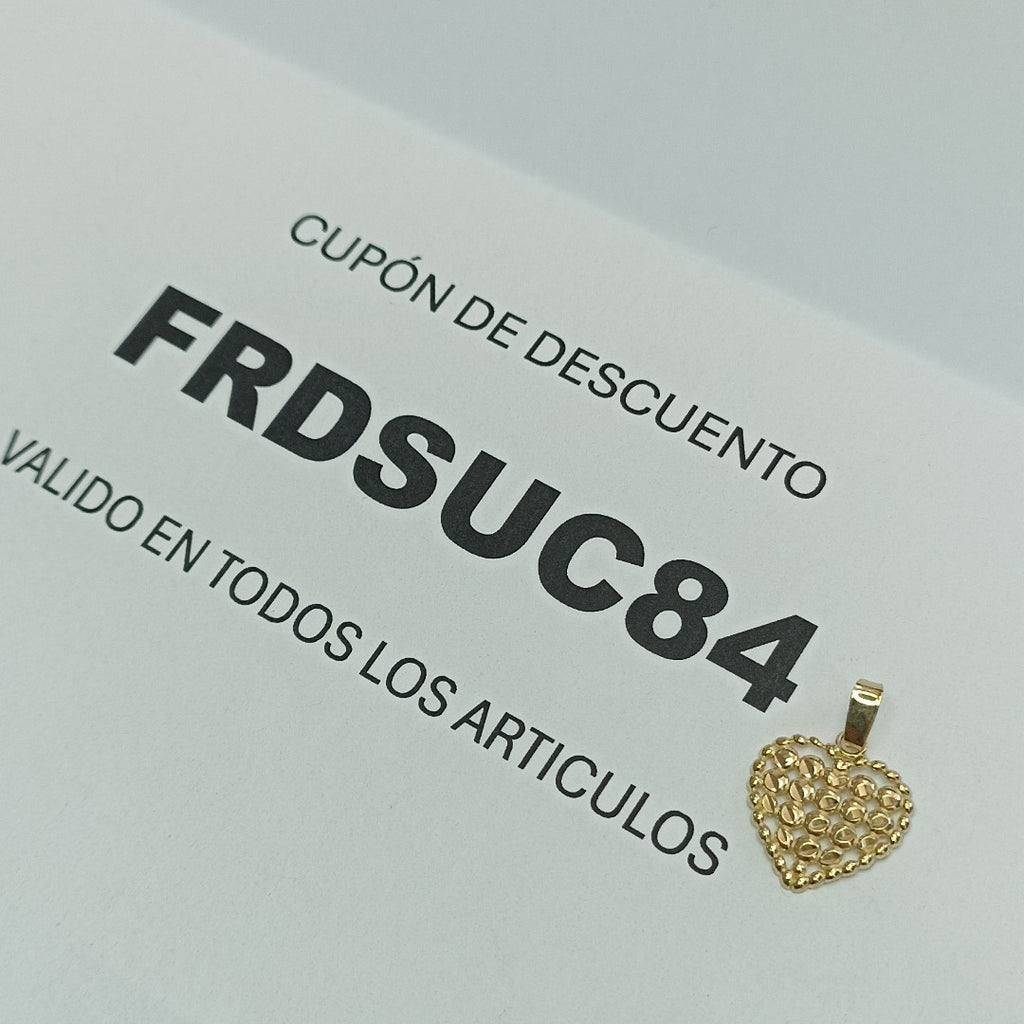 DIJE FIG CORAZON 14K 0.8 GR (NUEVO)