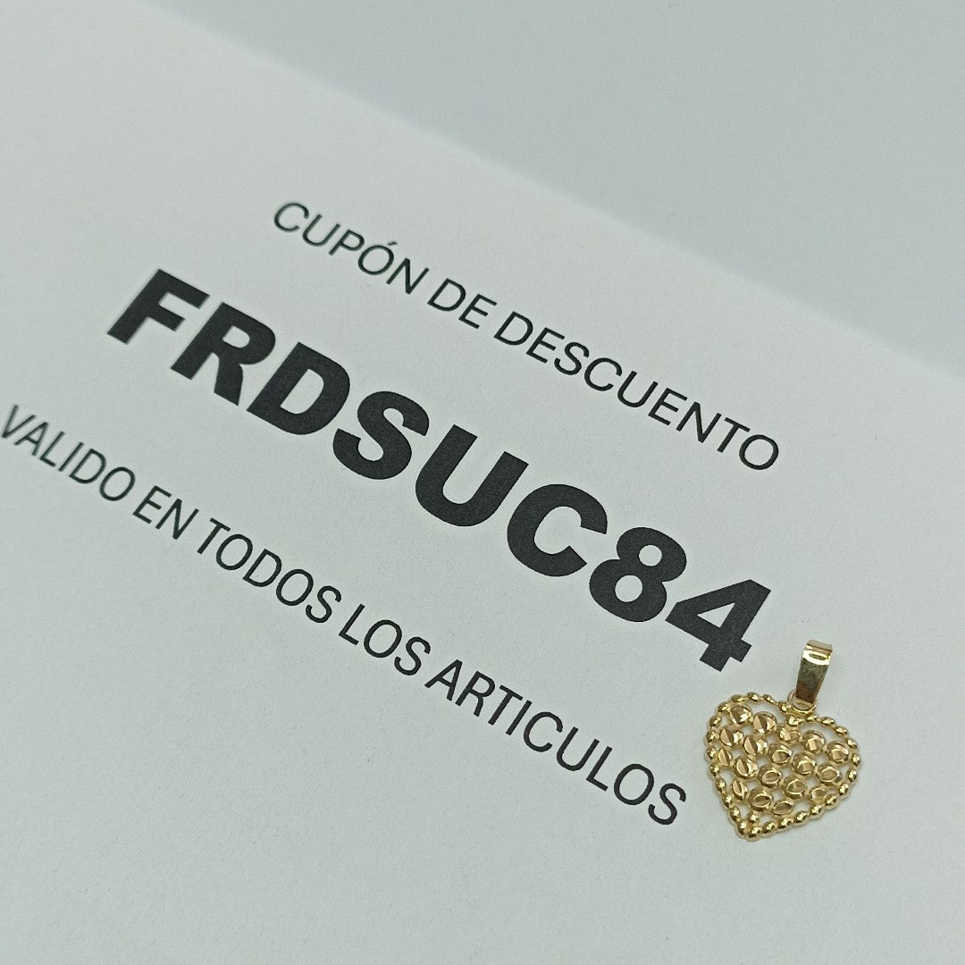 DIJE FIG CORAZON 14K 0.8 GR (NUEVO)