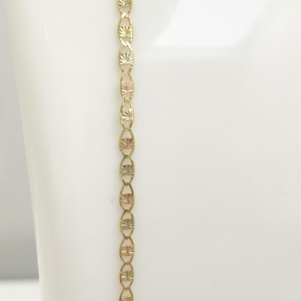 CADENAS TEJIDO GUCHI ORO 10K 55 CM 2.9 GR (NUEVO)