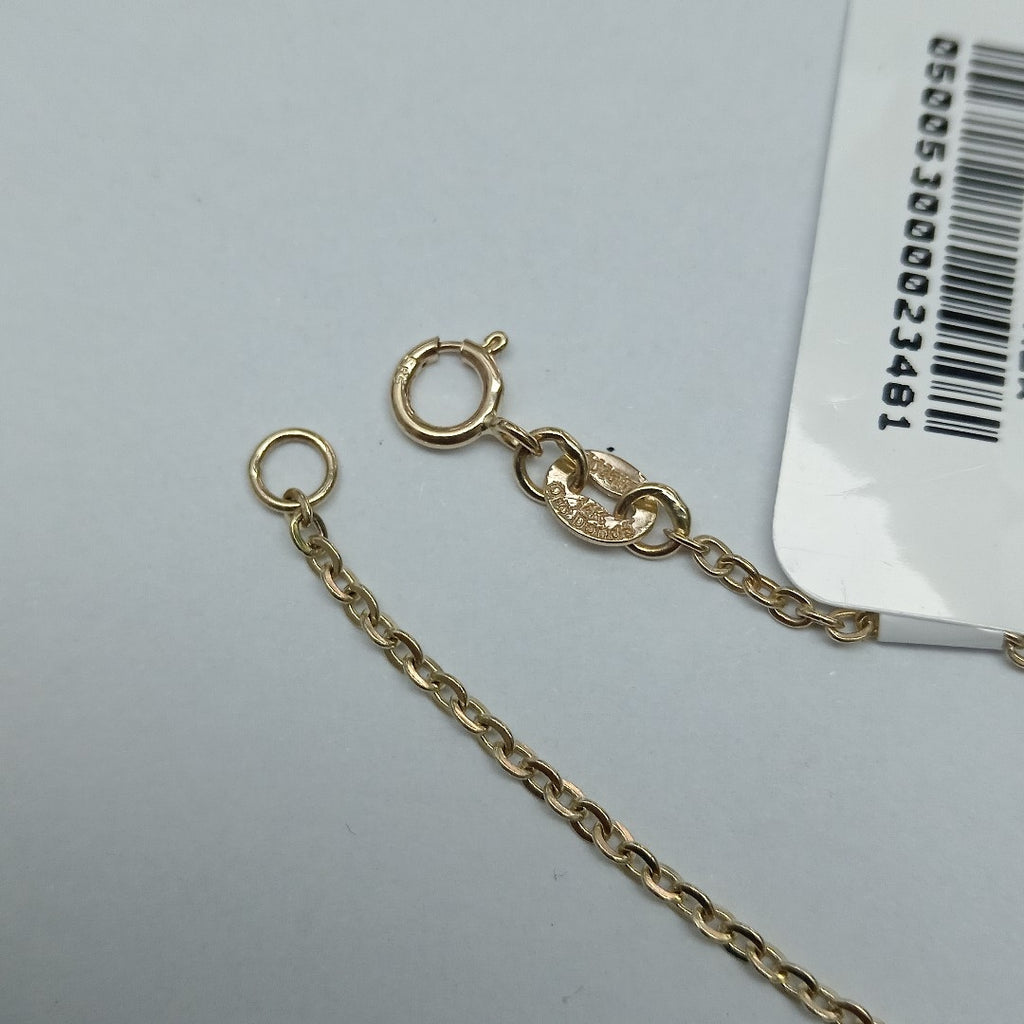 PULSERA TEJIDO ESP CON TREBOL 14K 18 CM 1.6 GR (NUEVO)