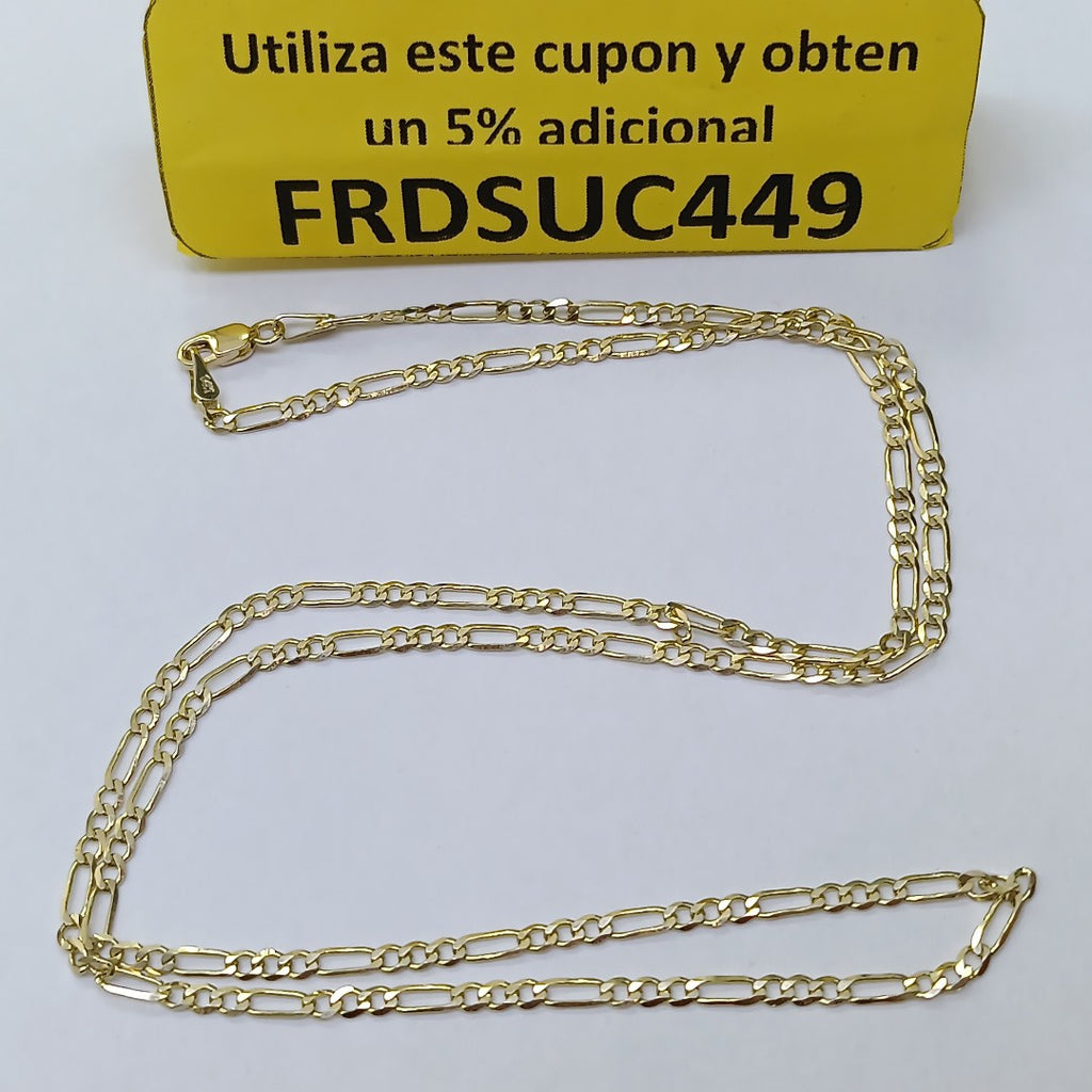 CADENA 3X1 14K 55 CM 4.8 GR (NUEVO)