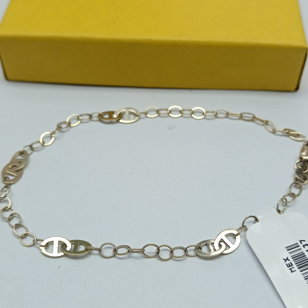 PULSERA ESPECIAL 14K 21 CM 1.9 GR (NUEVO)