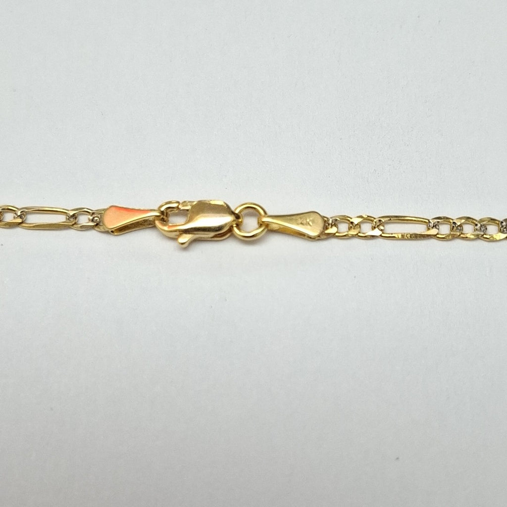 CADENA 3X1 DIAMANTADA 14K 60 CM 4.9 GR (NUEVO)