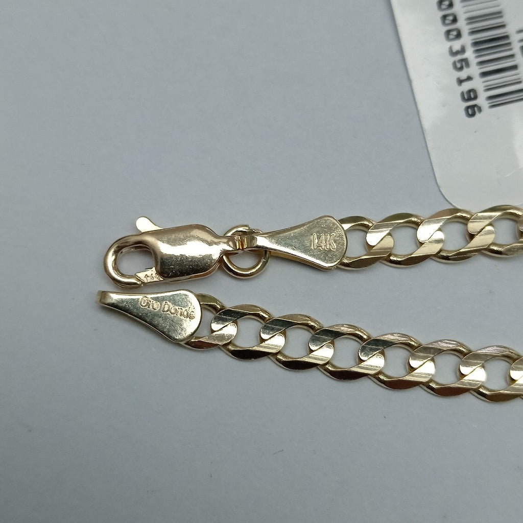 PULSERA BARBADA 14K 21 CM 5.1 GR (NUEVO)