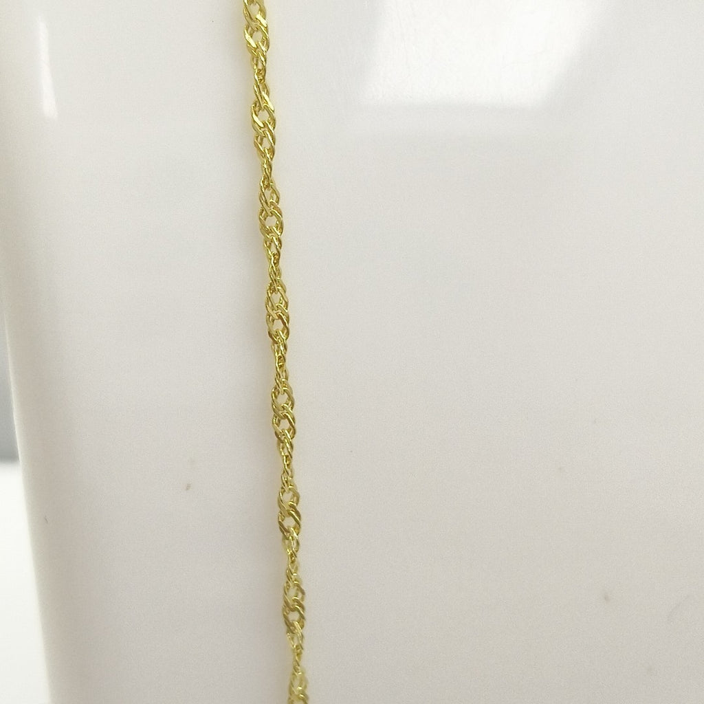 CADENA MEDIO TORZAL 10K 55 CM 2.5 GR (NUEVO)