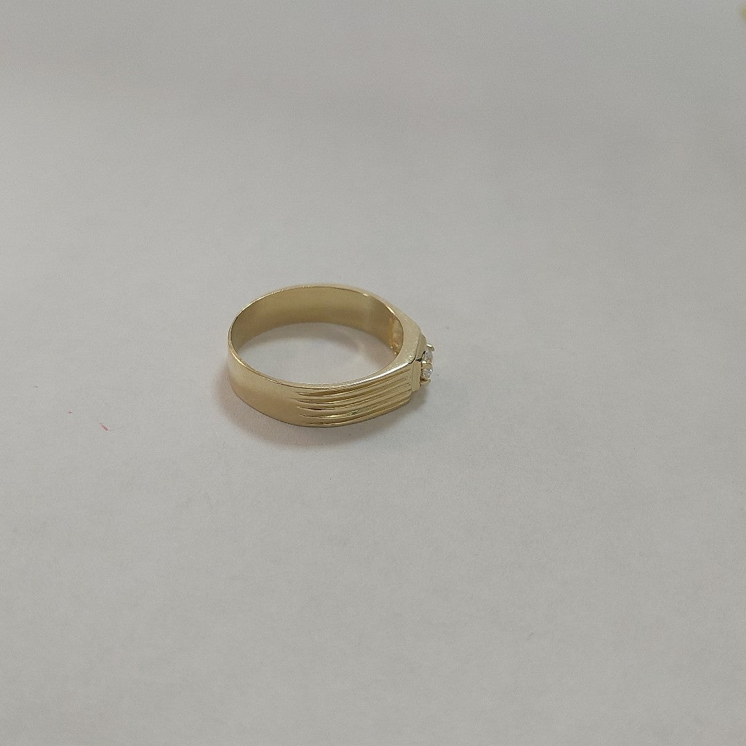 ANILLOS CON CIRCONIA 14K TALLA 10 3.7 GR (NUEVO)