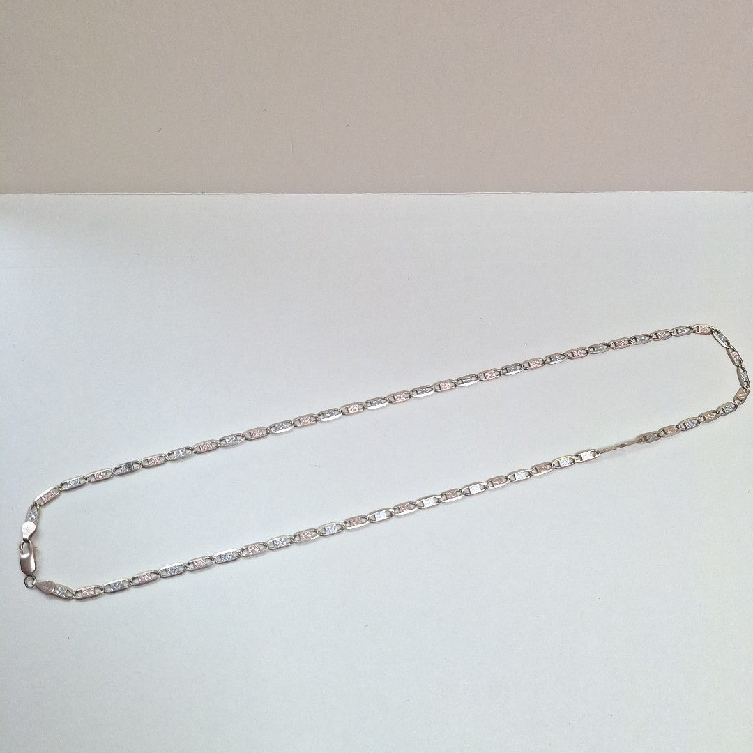 CADENA ORO COMBINADO 14 K 13,80 GRMS (SEMINUEVO)