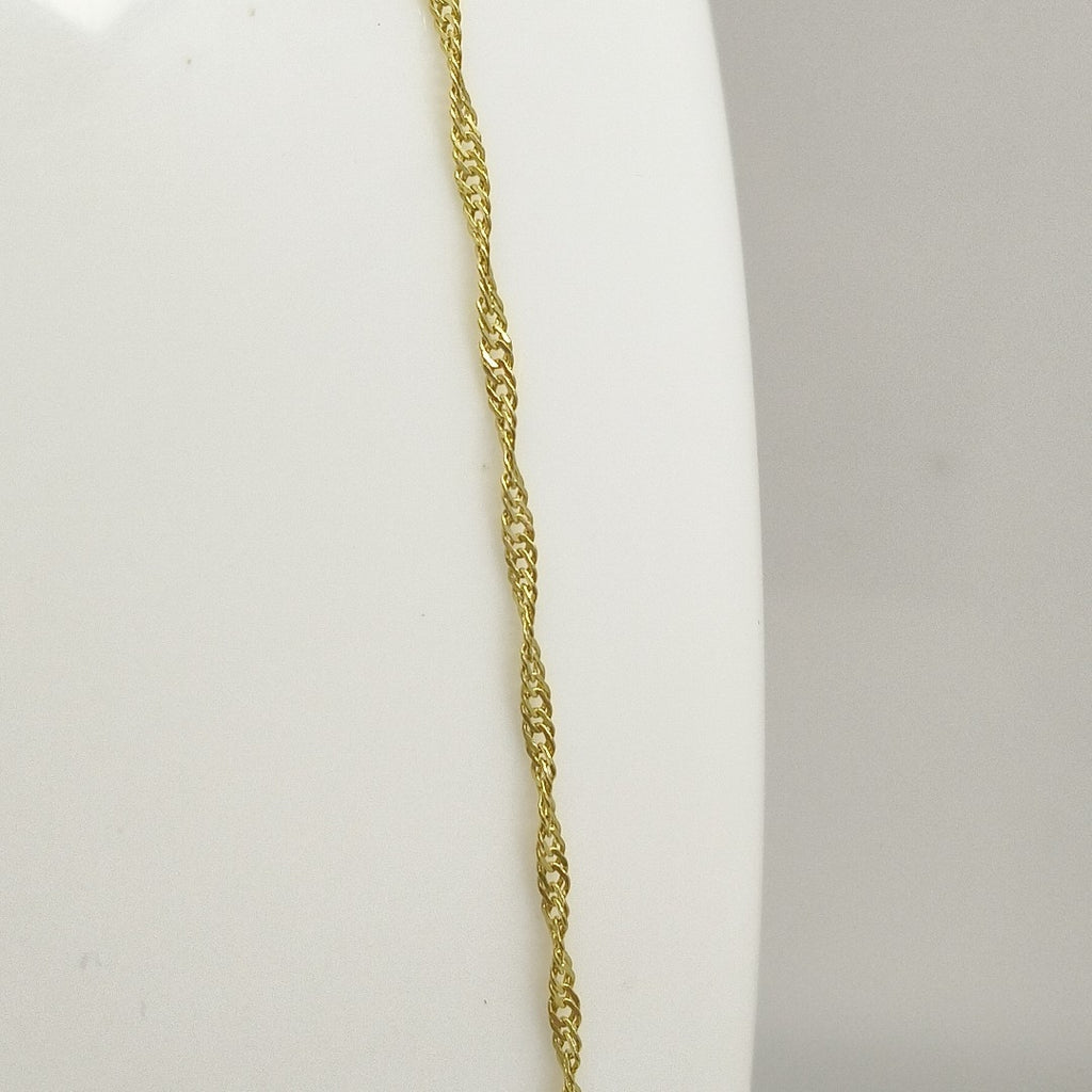 CADENA MEDIO TORZAL 10K 55 CM 2.5 GR (NUEVO)
