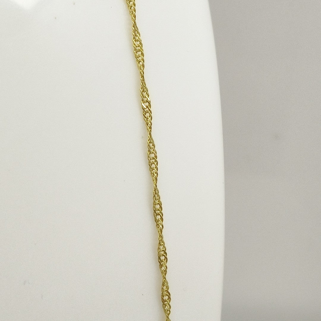 CADENA MEDIO TORZAL 10K 55 CM 2.5 GR (NUEVO)