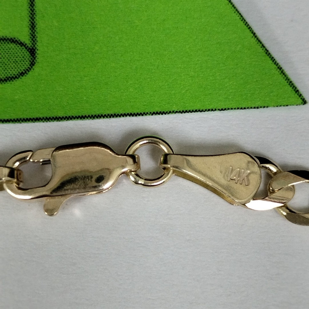 CADENA BARBADA 14K 55 CM 12.6 GR (NUEVO)