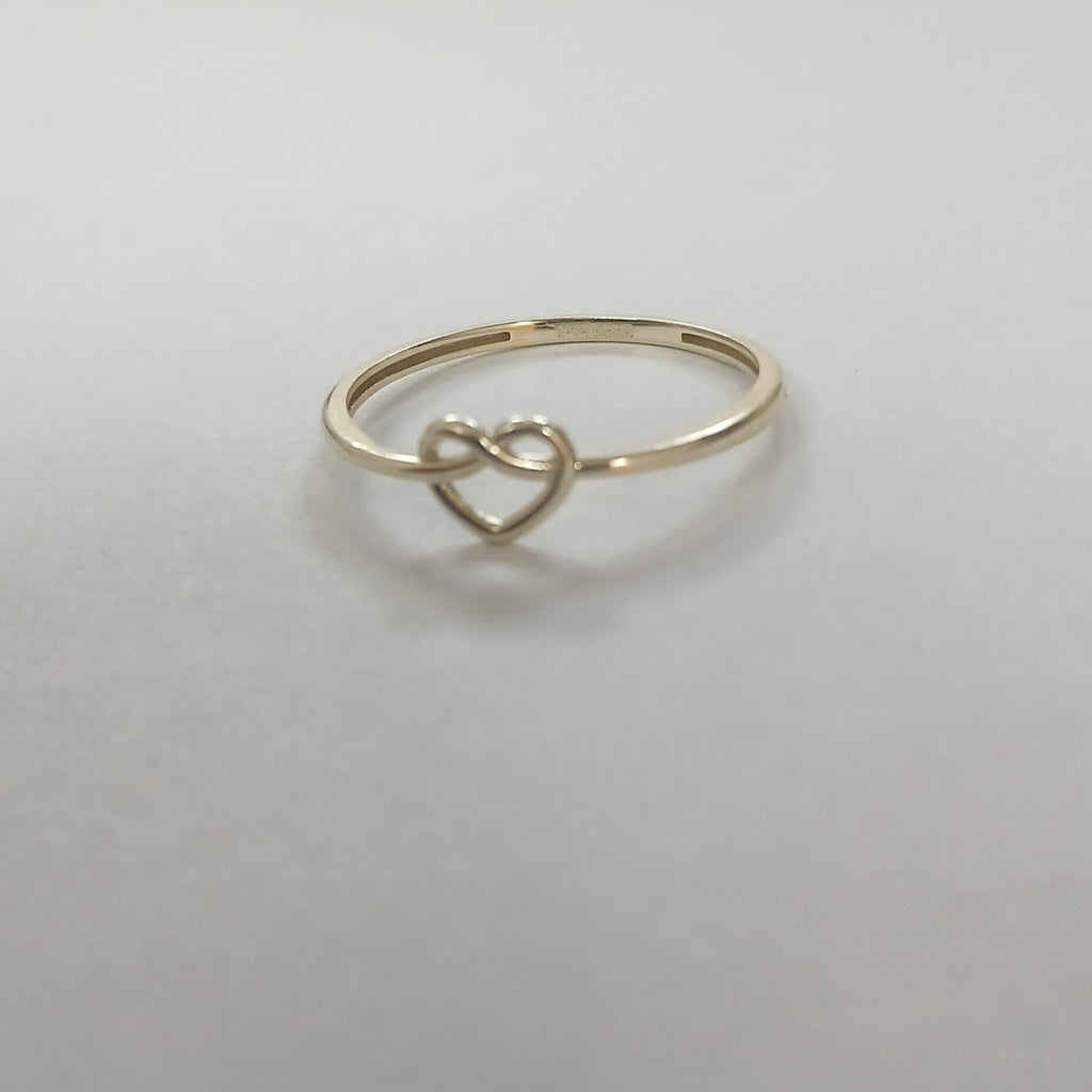 ANILLOS ANILLITO FIG CORAZON 10K TALLA 8 0.9 GR (NUEVO)