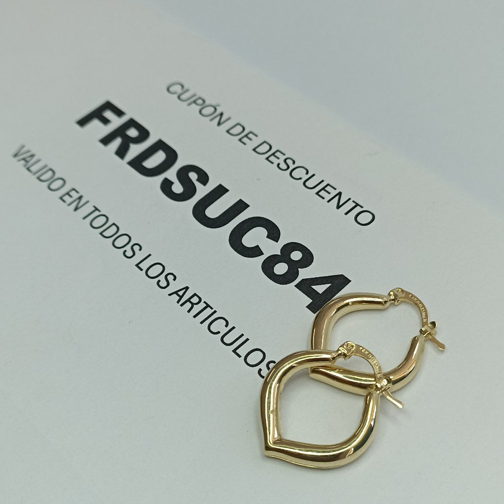 ARETES ARRACADAS 14K 2.2 GR (NUEVO)