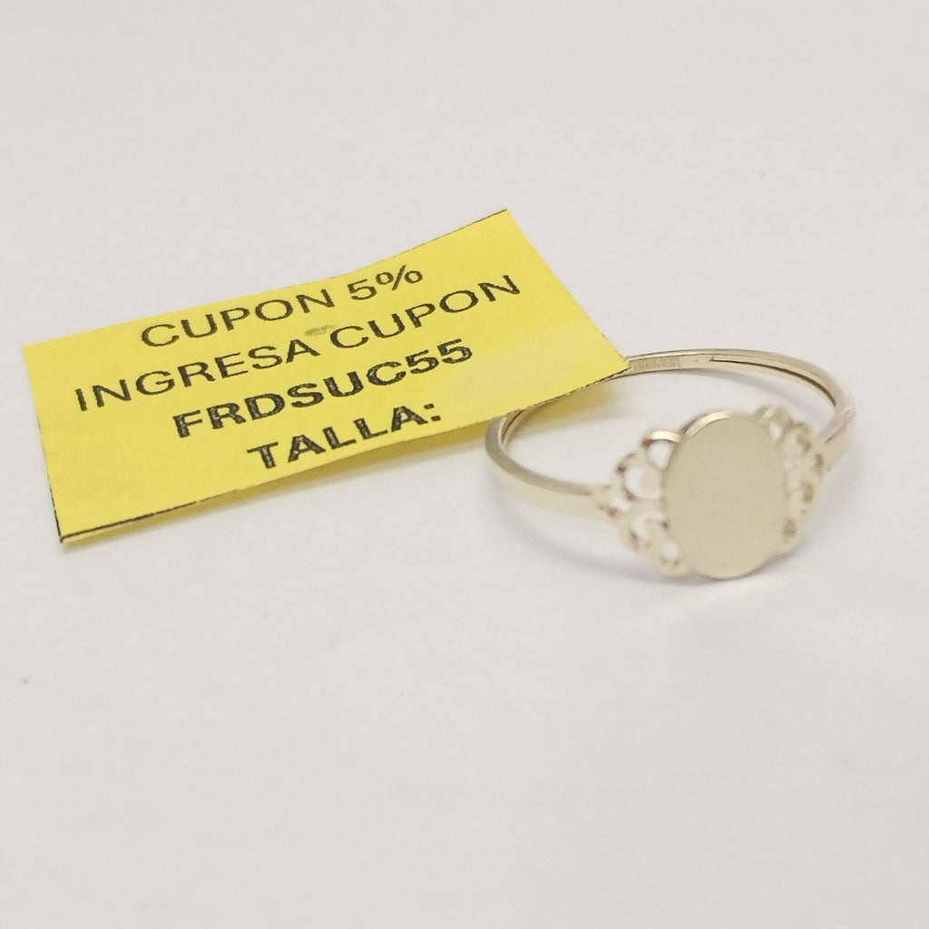 ANILLOS ANILLITO 10K TALLA 7 1 GR (NUEVO)