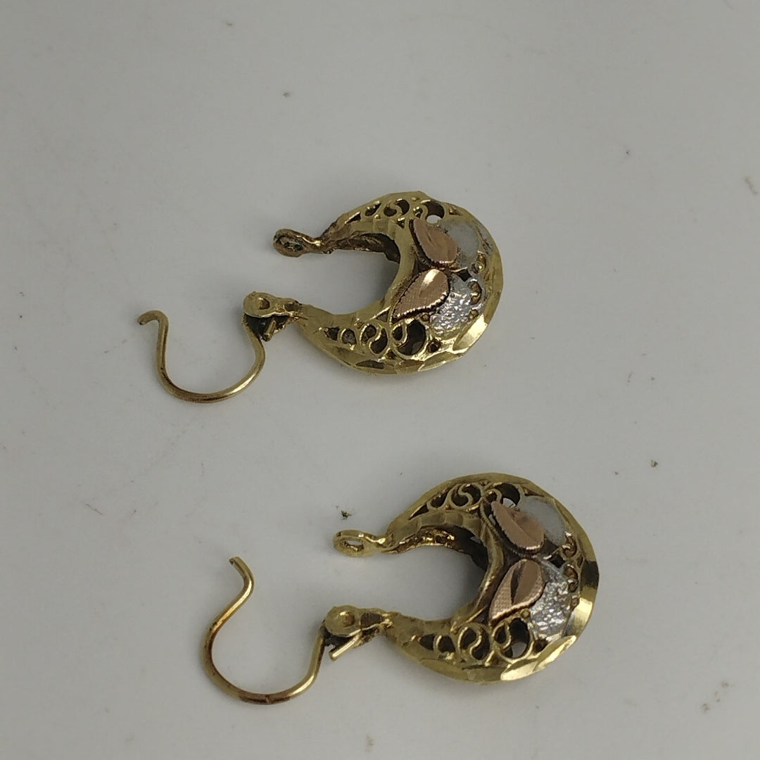 ARRACADAS PAR ORO 10 K 3,00 GRMS (SEMINUEVO)