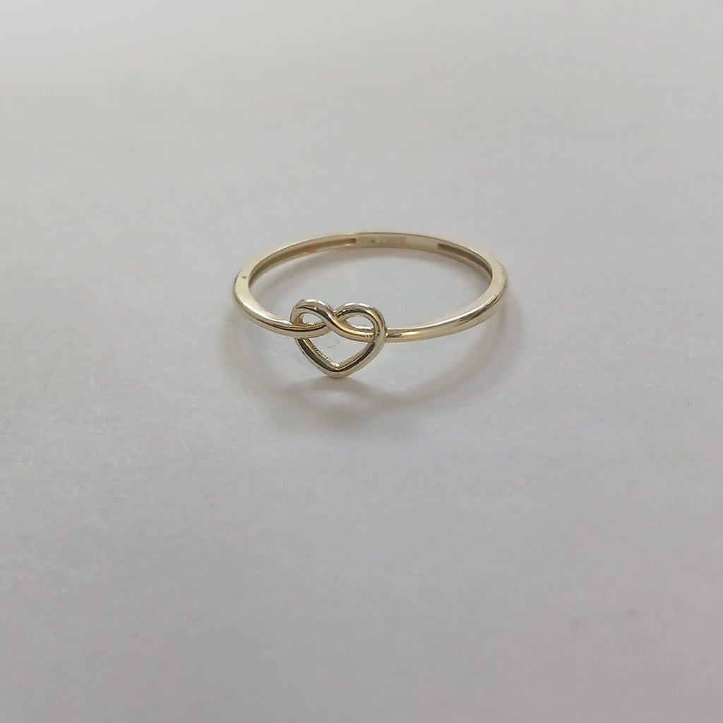 ANILLOS ANILLITO FIG CORAZON 10K TALLA 7 0.8 GR (NUEVO)