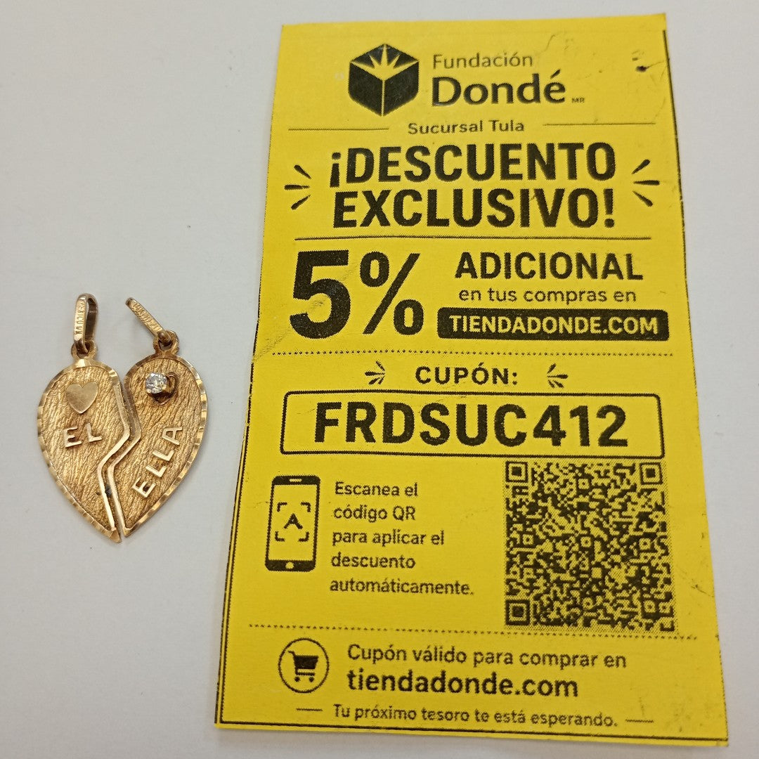 DIJE ORO 14 K 2,60 GRMS (SEMINUEVO)