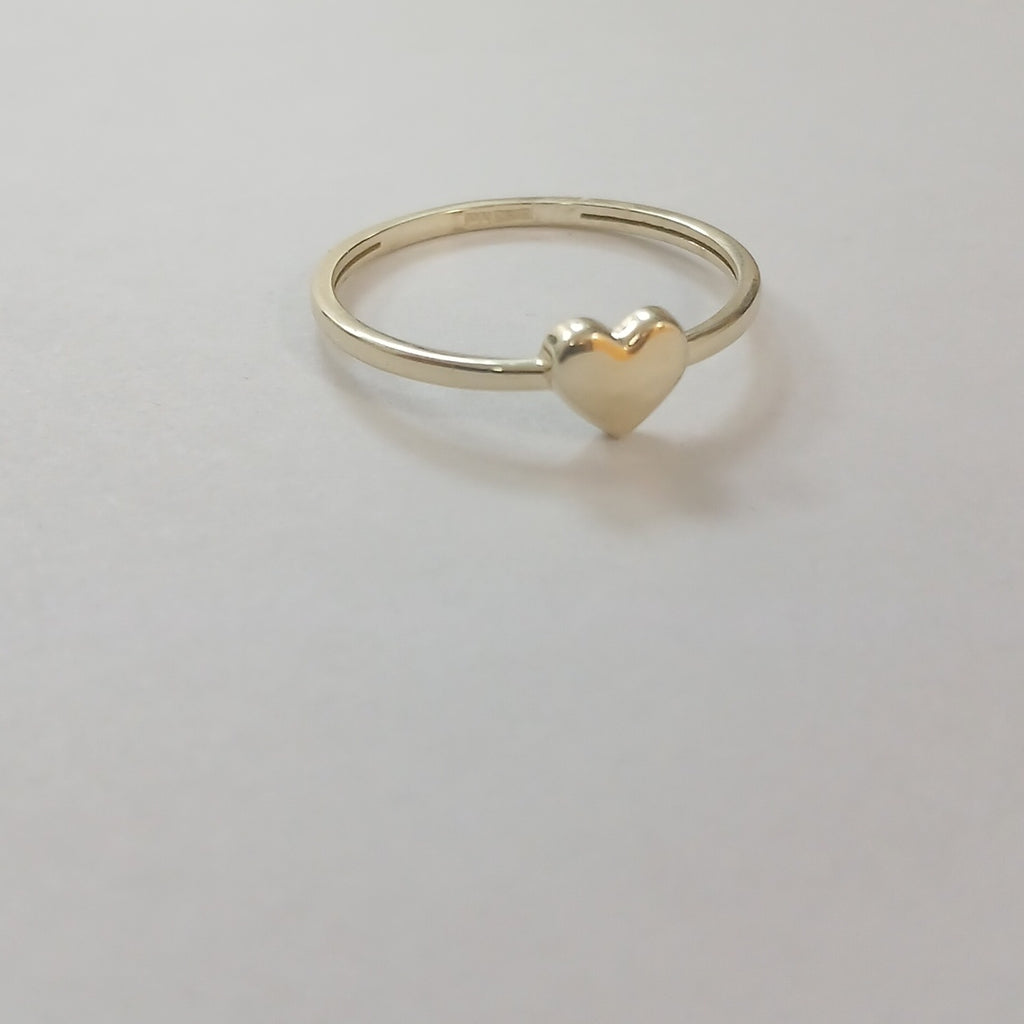 ANILLOS ANILLITO FIG CORAZON 10K TALLA 9 1.2 GR (NUEVO)