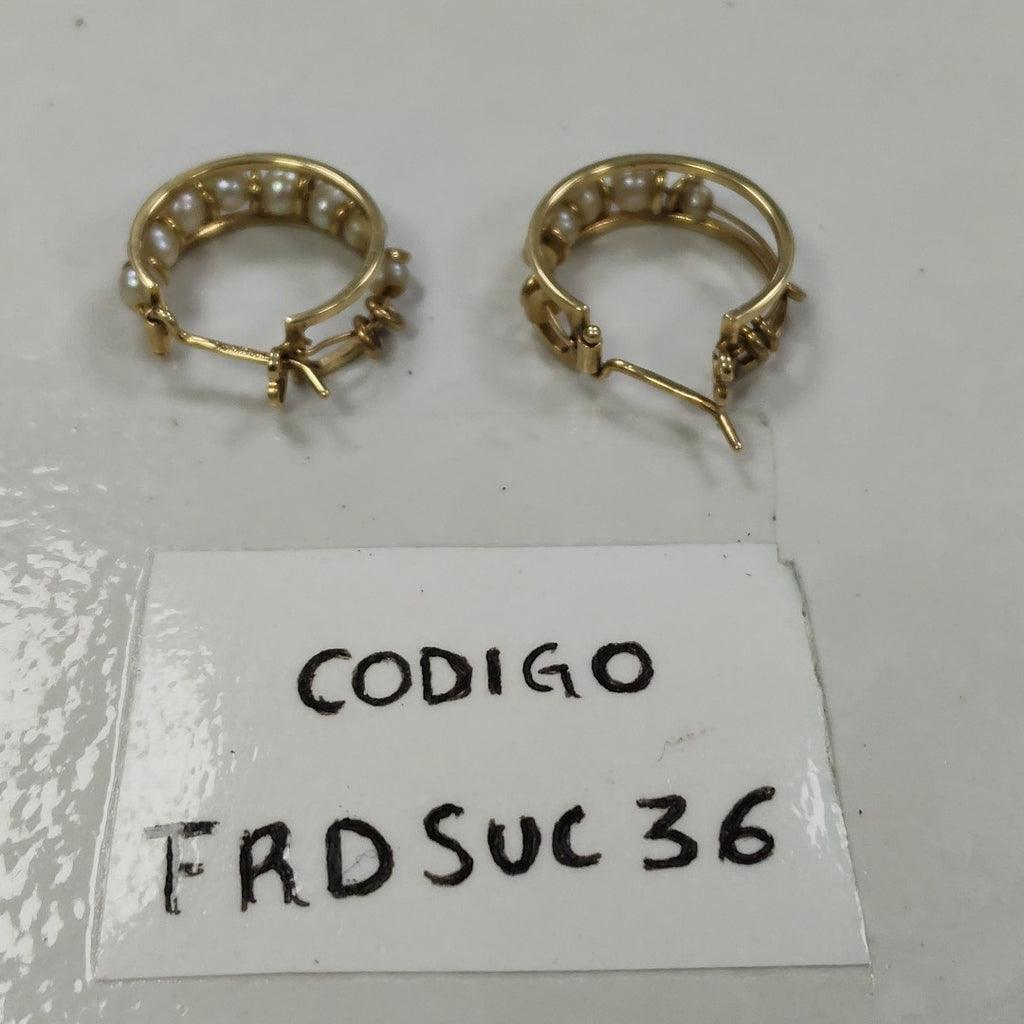 ARRACADAS PAR ORO 14 K 4,40 GRMS (SEMINUEVO)