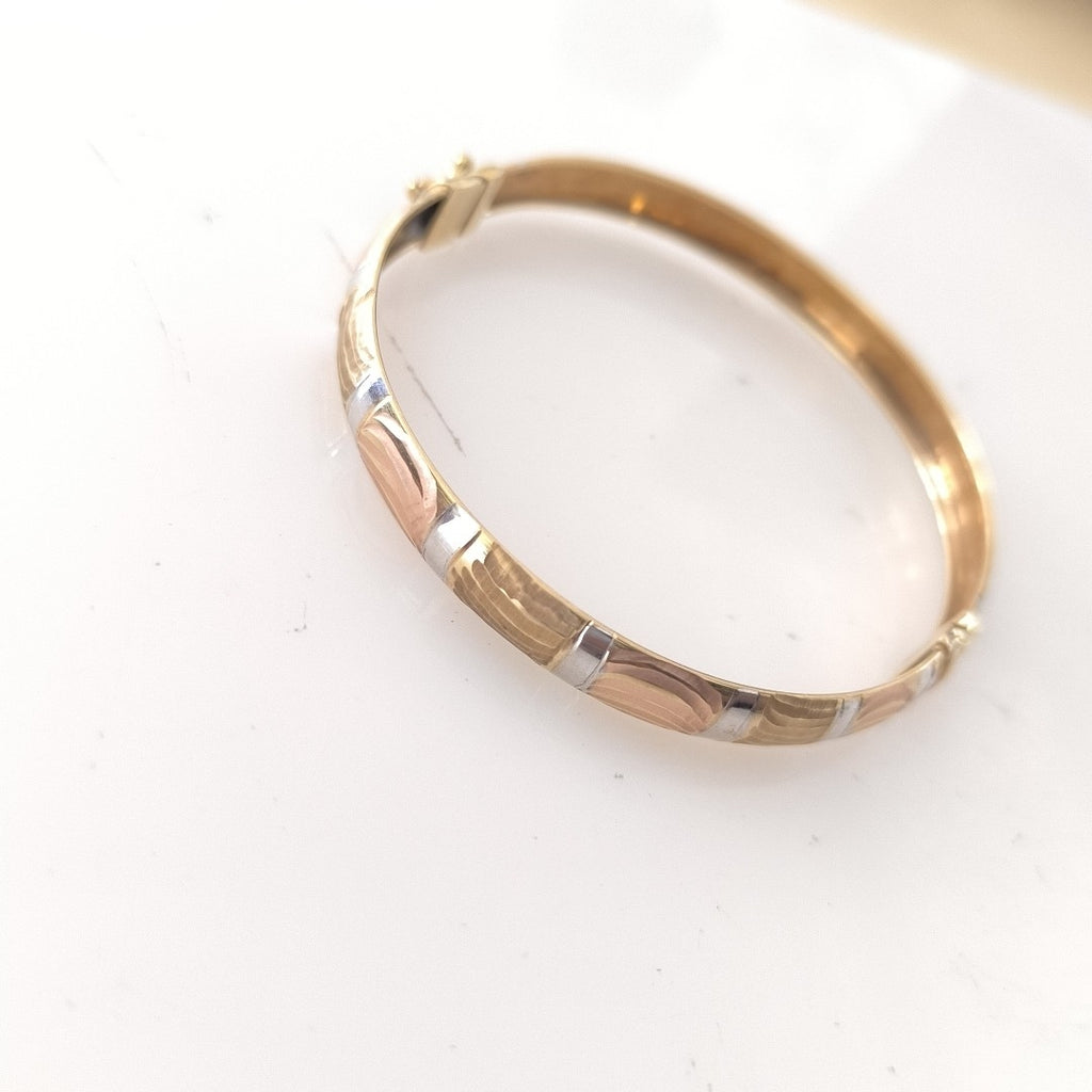 PULSERA RIGIDA ORO 14 K 7,60 GRMS (SEMINUEVO)