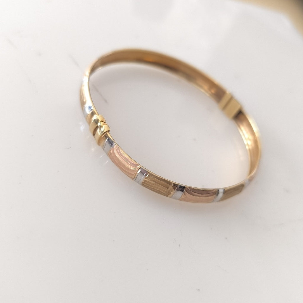PULSERA RIGIDA ORO 14 K 7,50 GRMS (SEMINUEVO)