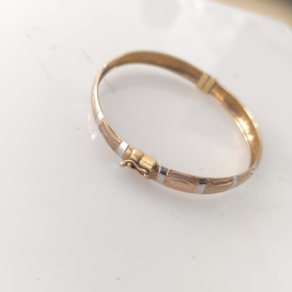 PULSERA RIGIDA ORO 14 K 7,50 GRMS (SEMINUEVO)
