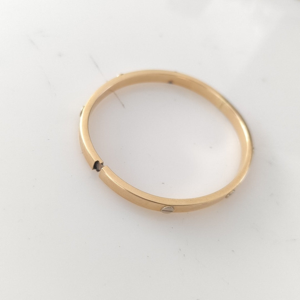 PULSERA RIGIDA ORO 14 K 10,60 GRMS (SEMINUEVO)