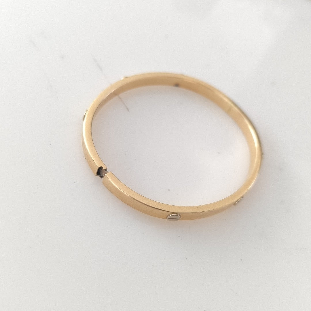 PULSERA RIGIDA ORO 14 K 10,60 GRMS (SEMINUEVO)