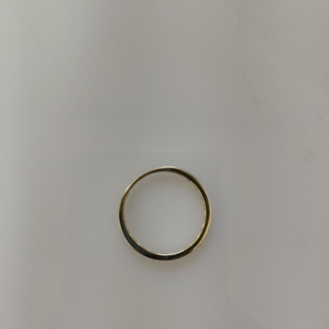 ANILLO ANILLITO C CIRCONIAS COMBINADO 14K 8 TALLA 2 GR (NUEVO)