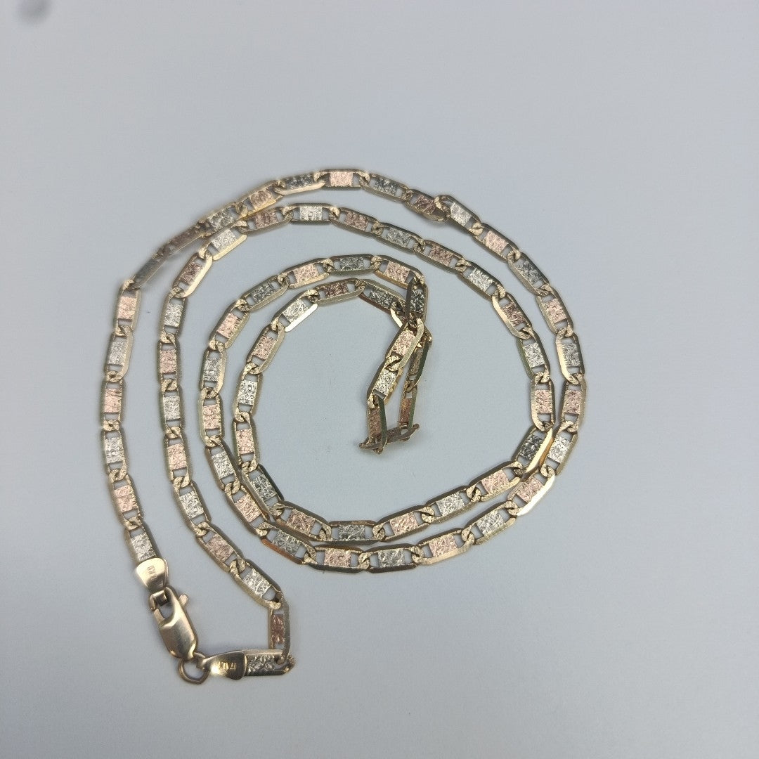 CADENA ORO,ORO COMBINADO 14 K 14,00 GRMS (SEMINUEVO)