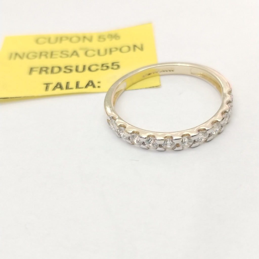 ANILLO ANILLITO MEDIA CHURUMBELA 14K 8 TALLA 2.2 GR (NUEVO)