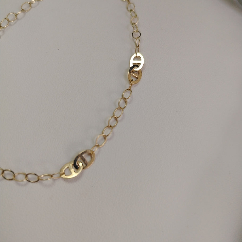 PULSERA ESPECIAL 14K 21 CM 1.8 GR (NUEVO)
