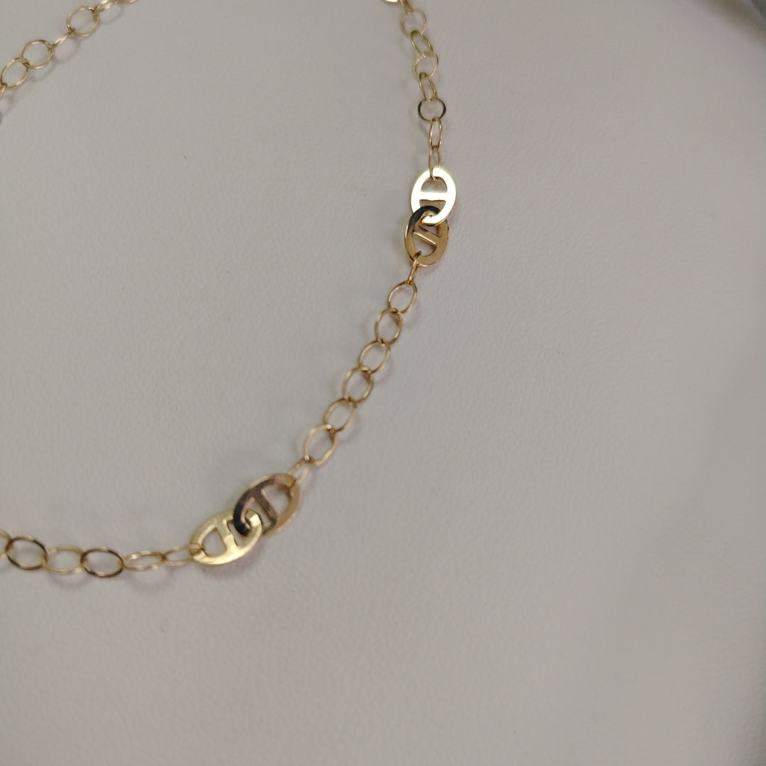 PULSERA ESPECIAL 14K 21 CM 1.8 GR (NUEVO)