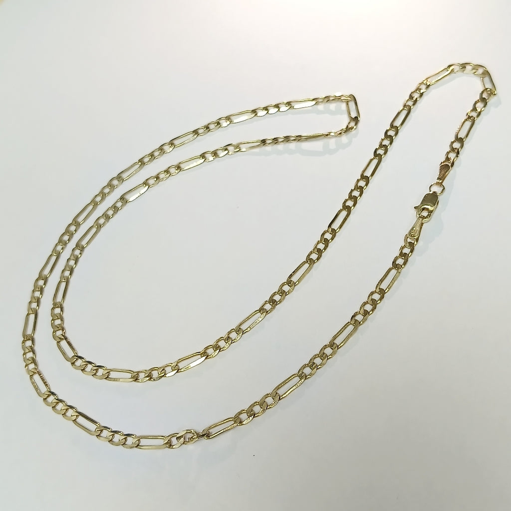 CADENA 3X1 14K 55 CM 7.3 GR (NUEVO)