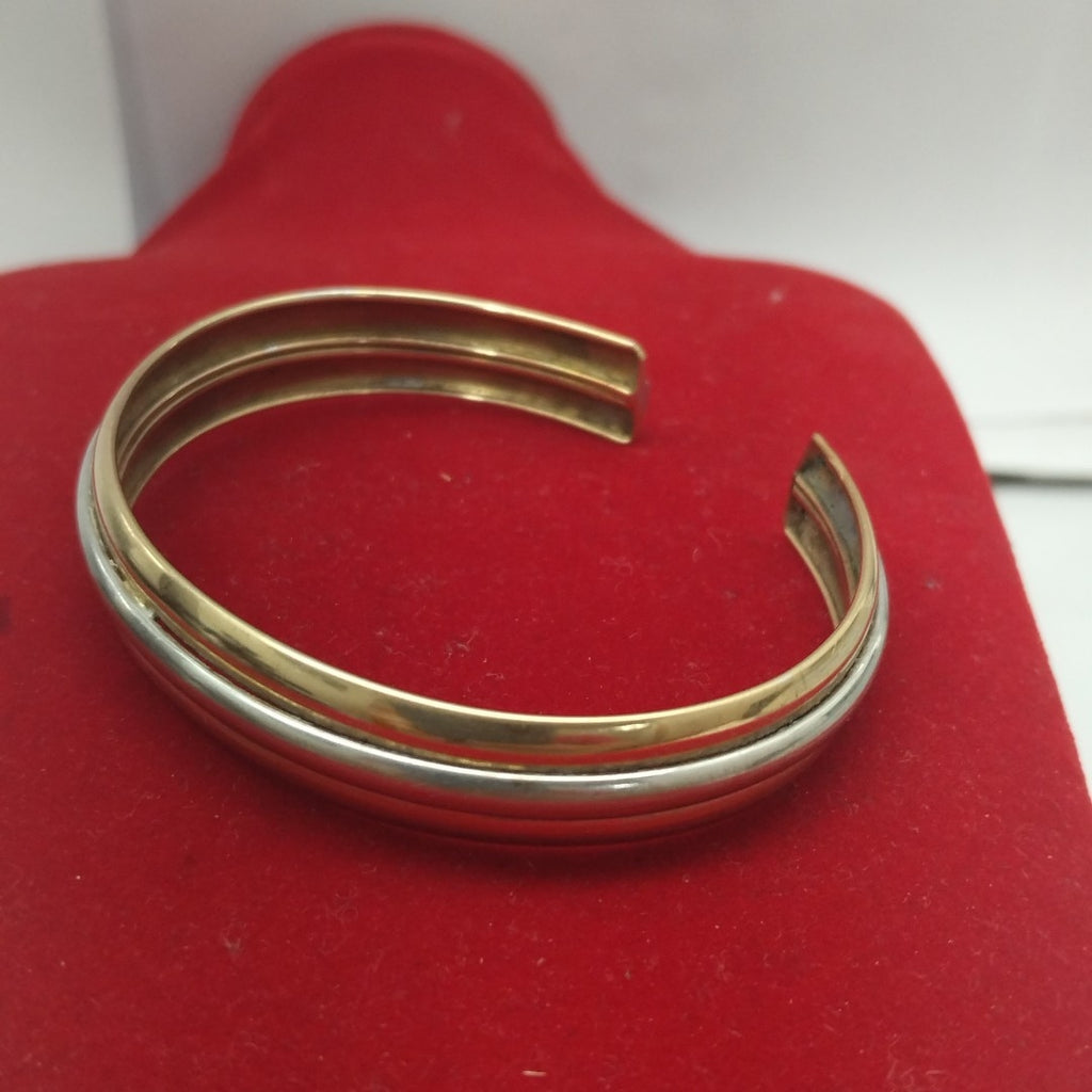 BRAZALETE ORO, ORO BLANCO 14 K 12.1 GRMS (SEMINUEVO)