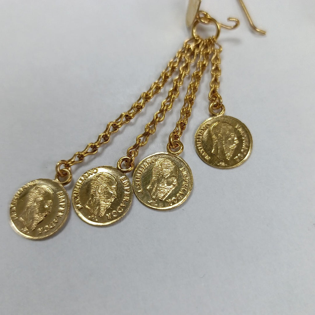 K1 7.5 GRMS 10 K IDENTIFICACIÓN ARETES PAR TEJIDO ESPECIAL MATERIALES (SEMINUEVO)