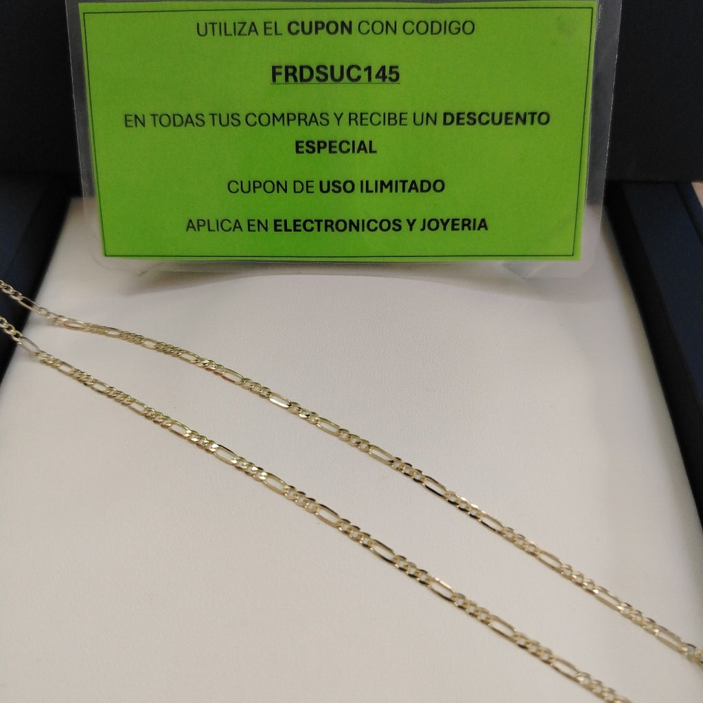 CADENA 3X1 14K 55 CM 4.9 GR (NUEVO)