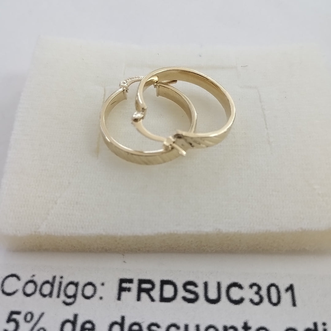 ARETES ARRACADA ASTRIADA 10K 1.9 GR (NUEVO)