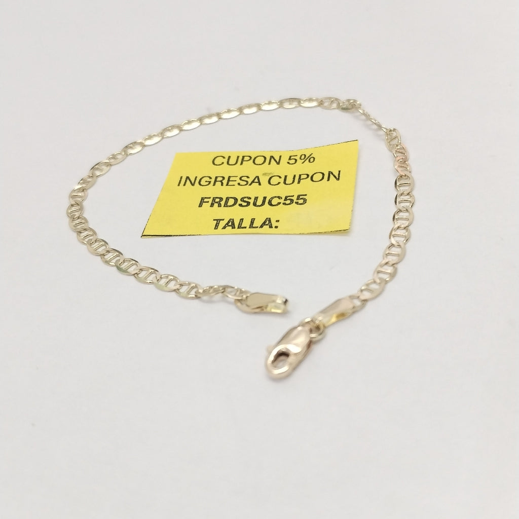 PULSERA GUCHI 14K 18 CM 2 GR (NUEVO)