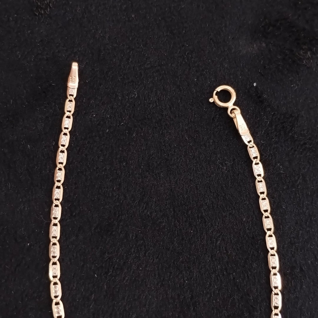 PULSERA RIGIDA ORO 14 K 1,10 GRMS (SEMINUEVO)