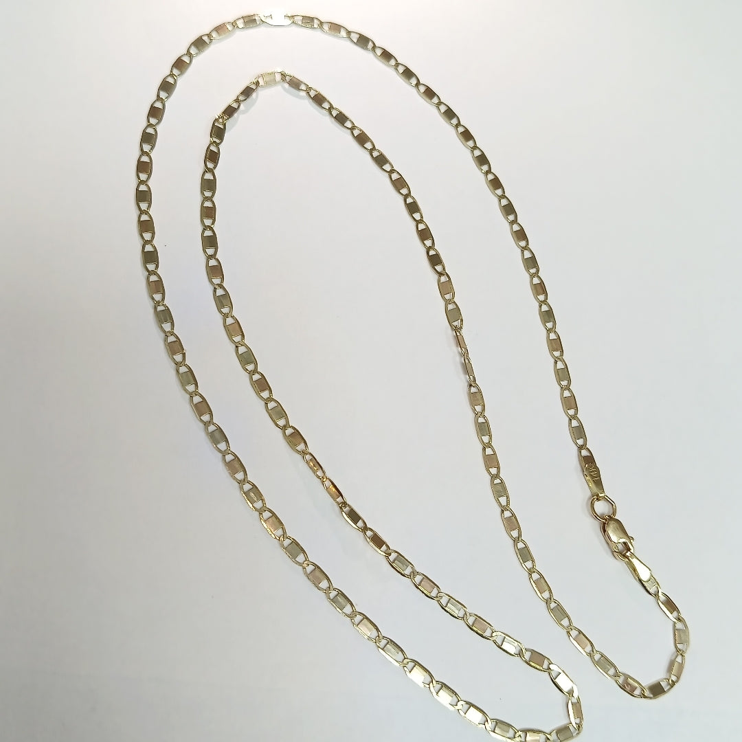 CADENA ESPEJO 14K 60 CM 5.3 GR (NUEVO)