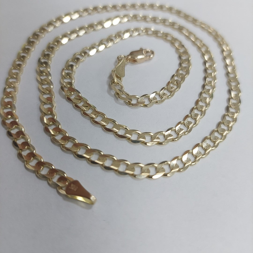 CADENA BARBADA 14K 55 CM 12.7 GR (NUEVO)