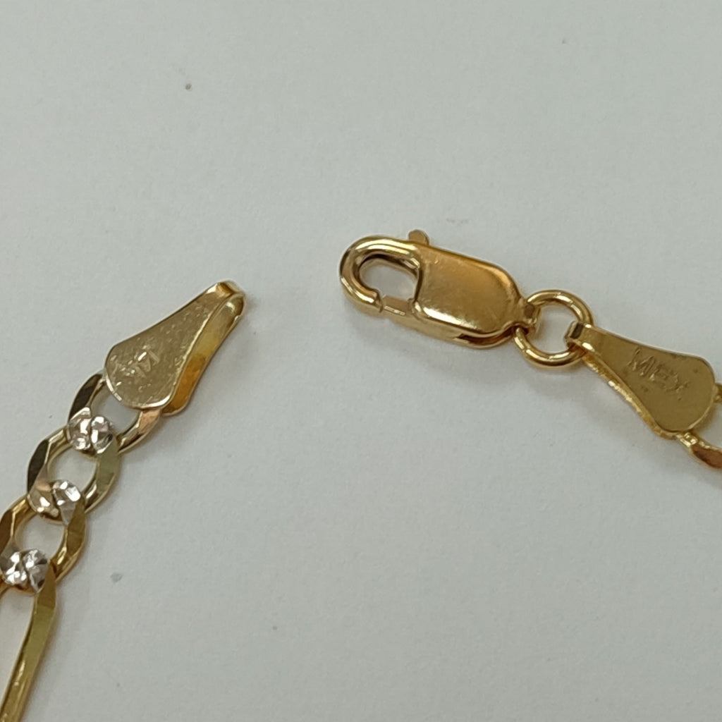 PULSERA 3X1 14K 21 CM 4.5 GR (NUEVO)