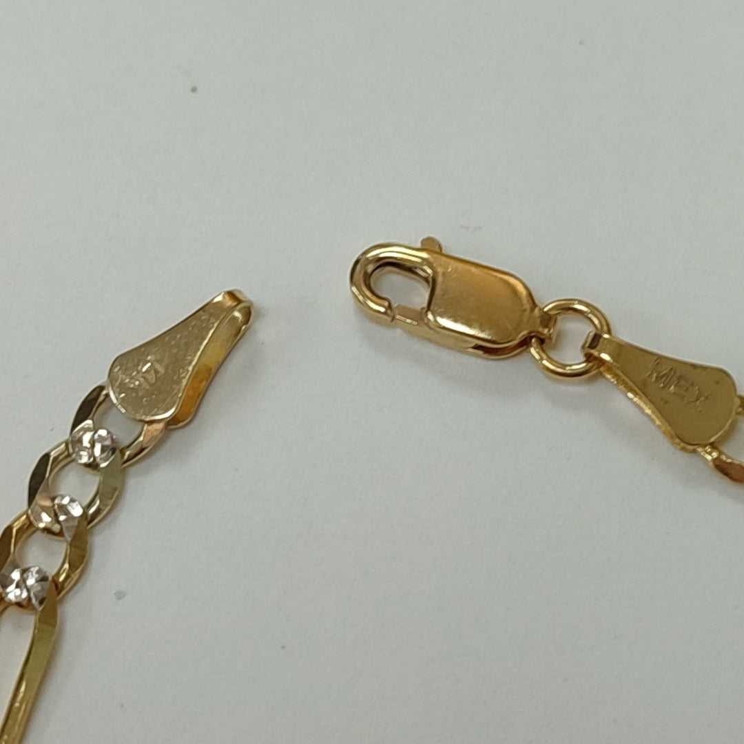 PULSERA 3X1 14K 21 CM 4.5 GR (NUEVO)