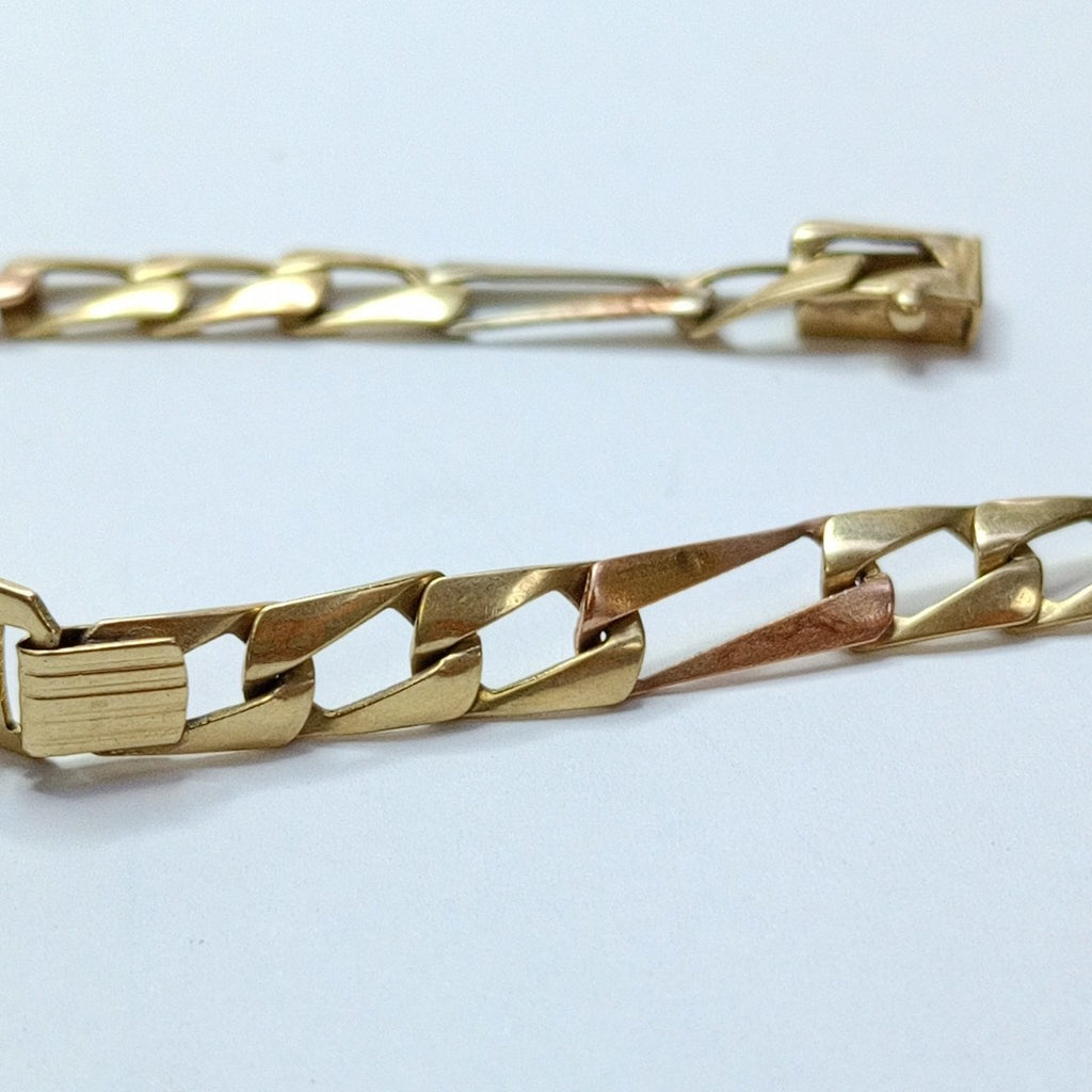ESCLAVA ORO COMBINADO 14 K 9,80 GRMS (SEMINUEVO)
