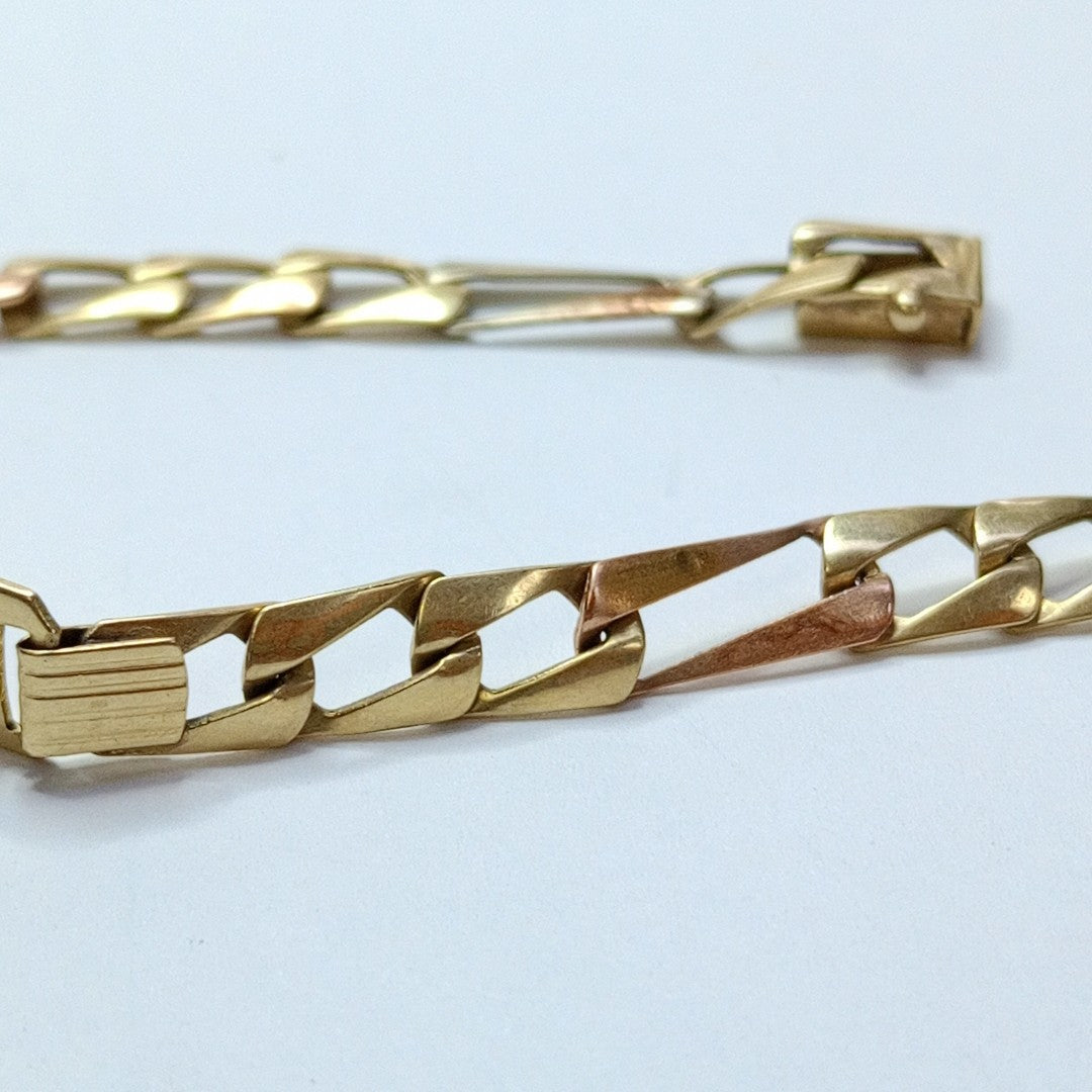 ESCLAVA ORO COMBINADO 14 K 9,80 GRMS (SEMINUEVO)