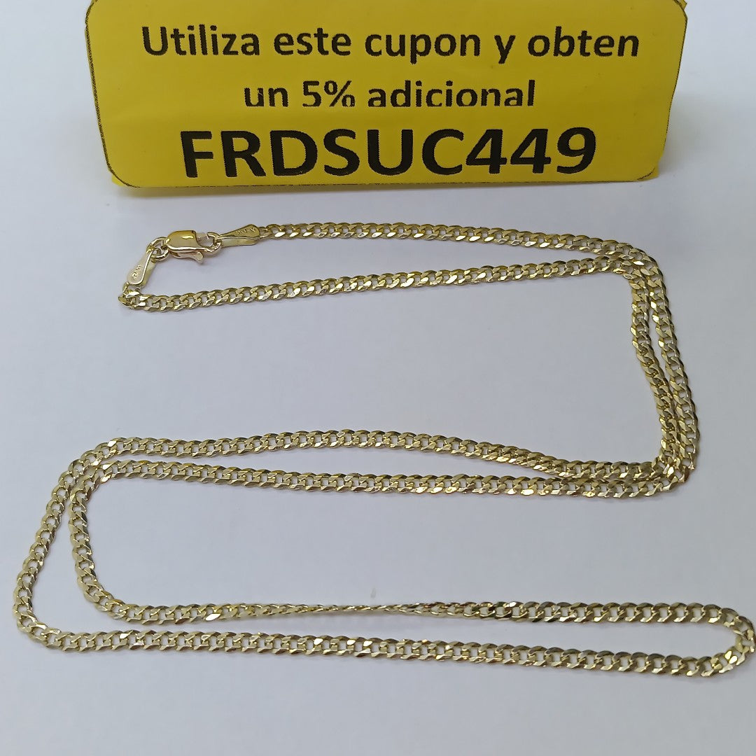 CADENA BARBADA 10K 55 CM 5.3 GR (NUEVO)