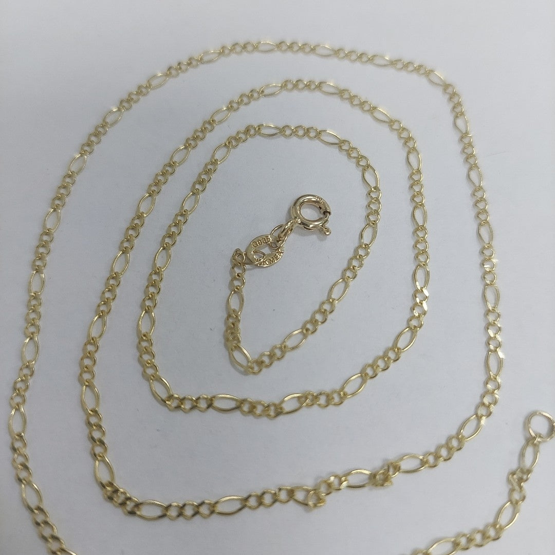 CADENA TEJIDO 3X1 14K 55 CM 2.3 GR (NUEVO)