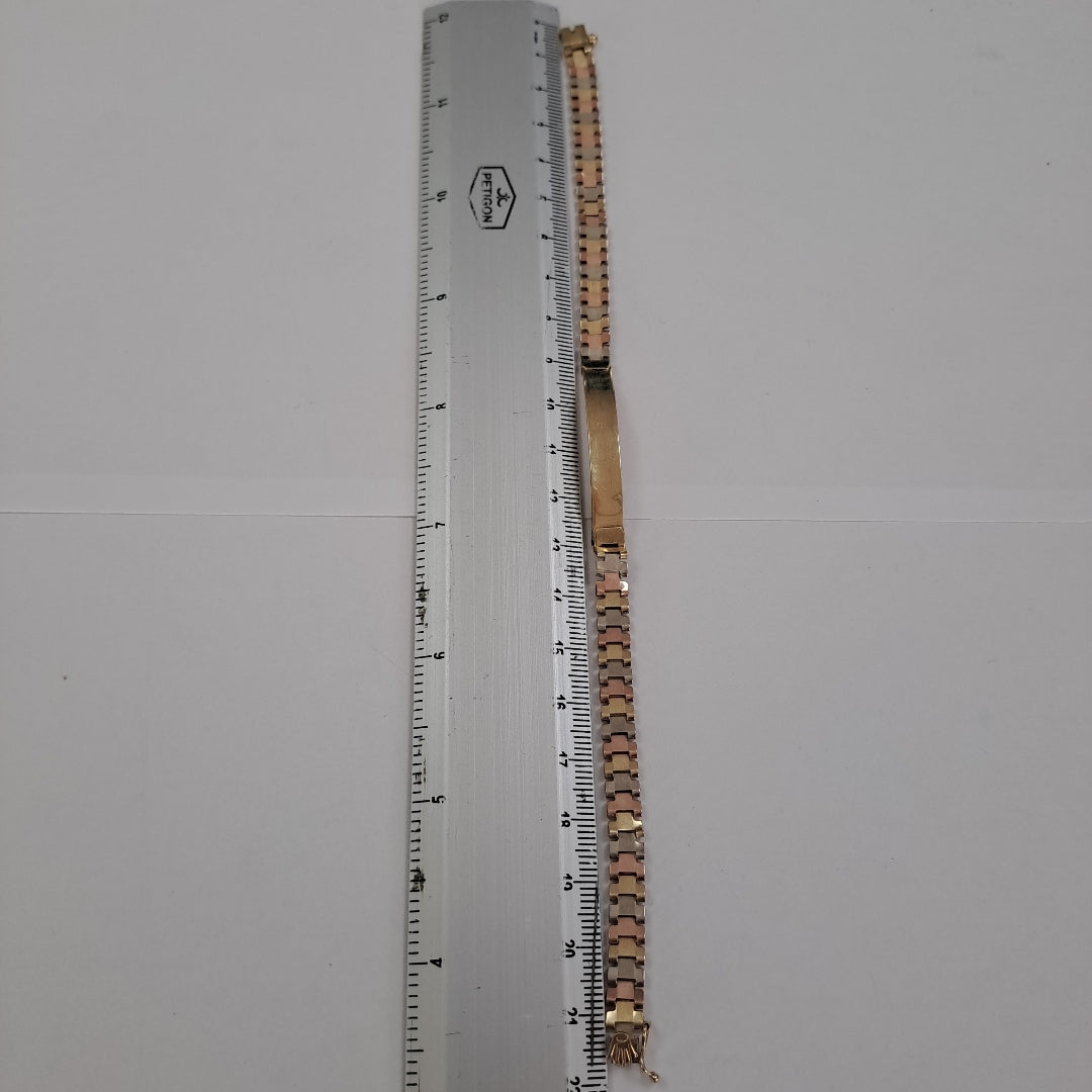 ESCLAVA ORO COMBINADO 14 K 6,70 GRMS (SEMINUEVO)